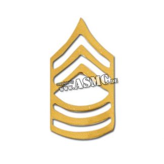 Rangabzeichen US Metall Master Sergeant polished