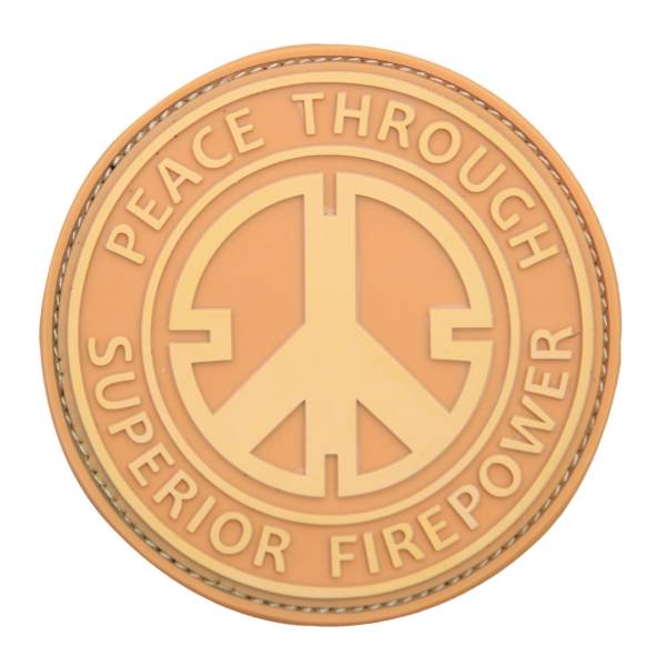 3D-Patch Peace Through Superior Firepower coyote