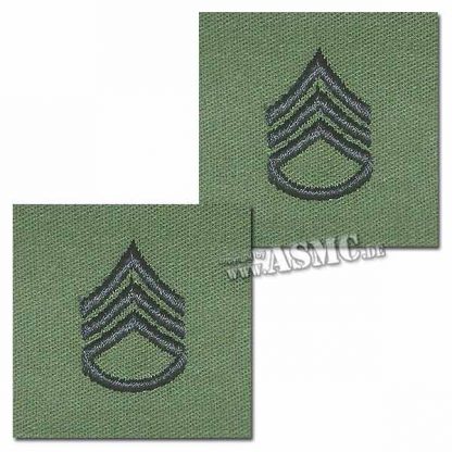Rangabzeichen US Textil Staff Sergeant