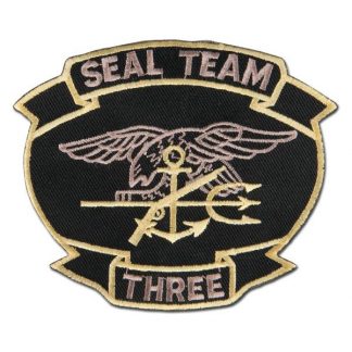 Abzeichen US Textil Seal Team Three