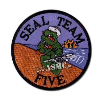 Abzeichen US Textil Seal Team Five