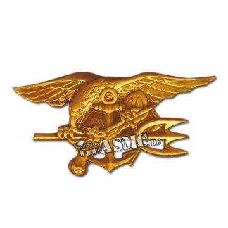 Abzeichen US Seal Badge groß gold