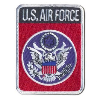 Abzeichen US Textil Air Force rechteckig