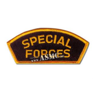 Abzeichen Special Forces Cap schwarz-gold