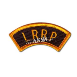 Armabzeichen US LRRP gold/schwarz