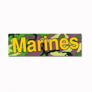 Bumper Sticker Marines woodland