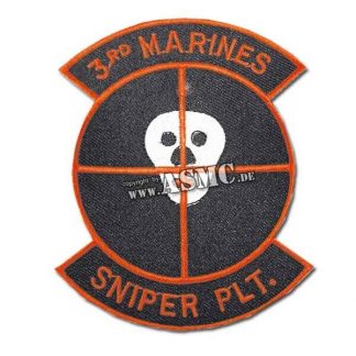 Abzeichen US Textil 3rd Marines Sniper Plt.