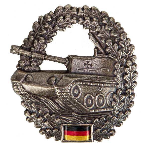 Abzeichen BW Barett Panzertruppe (Größe metall)