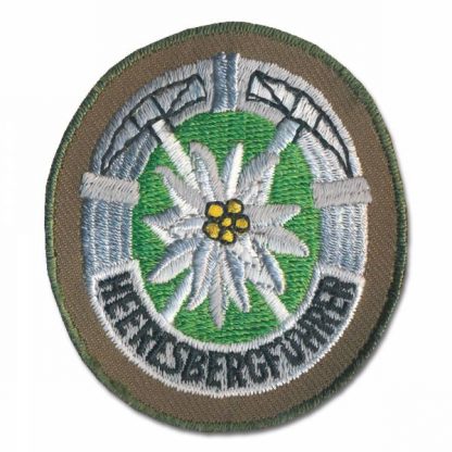 Abzeichen Bw Heeresbergführer oliv