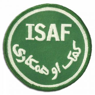 Abzeichen ISAF rund grün