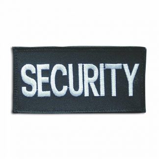 Security Patch schwarz mit Klett