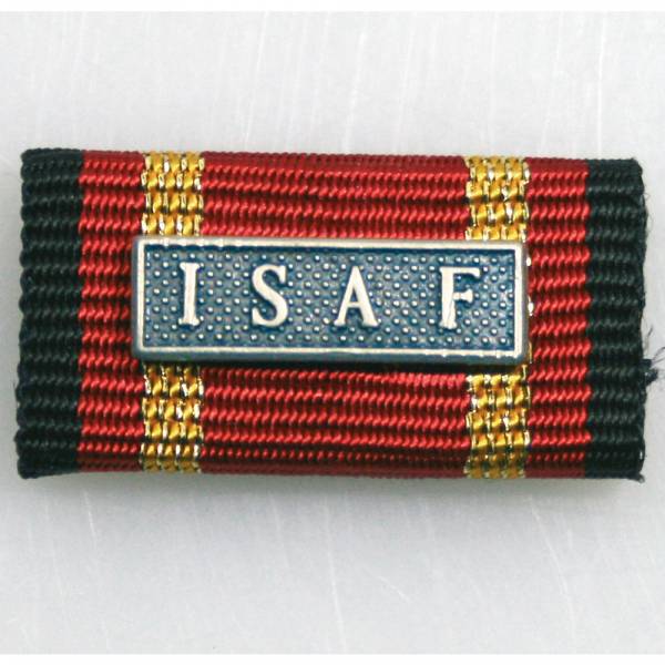Ordensspange Auslandseinsatz ISAF silber