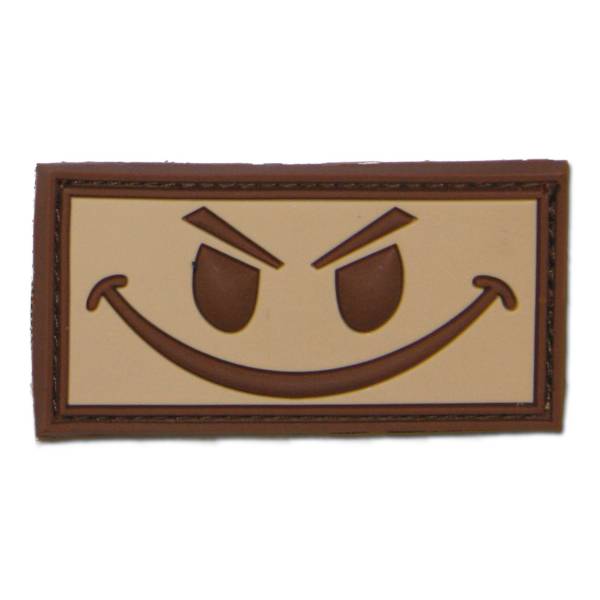 3D-Patch Evil Smiley desert