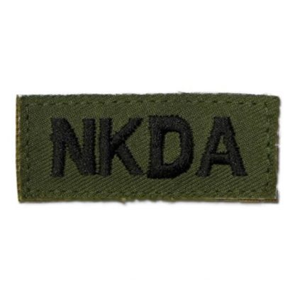 Textilabzeichen NKDA Klett oliv