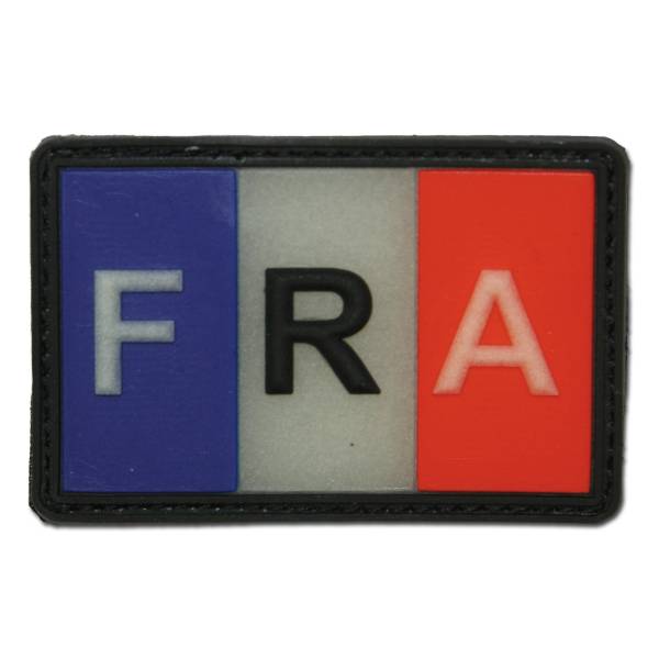 3D-Patch Frankreich Fahne