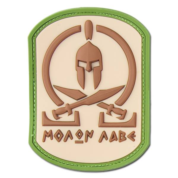 3D-Patch Molon Labe Spartan multicam