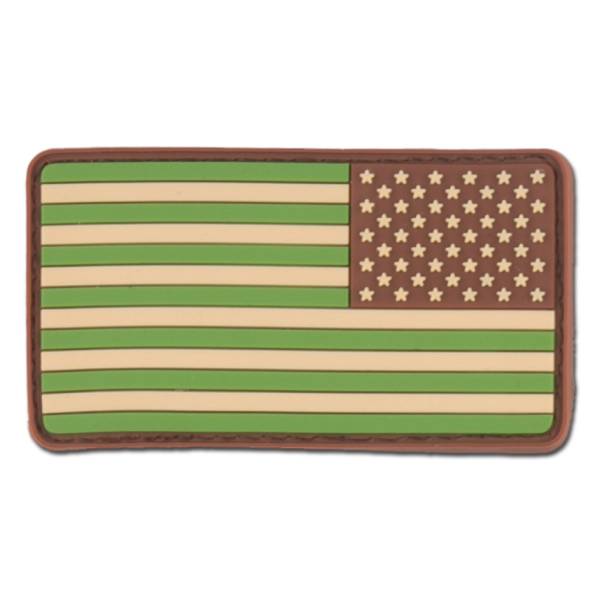 3D-Patch US Flag reversed multicam