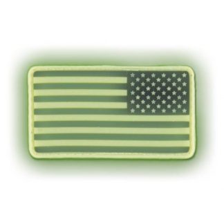 3D-Patch US Flag reversed nachleuchtend