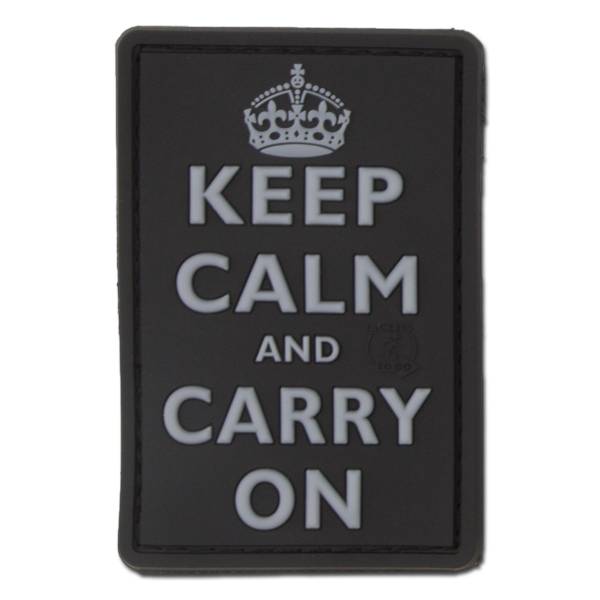 3D-Patch Keep Calm and Carry on swat