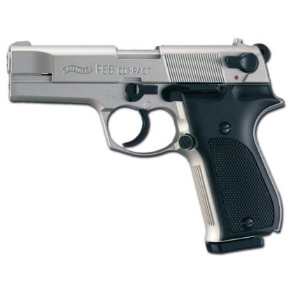 Pistole Walther P88 vernickelt - schwarz