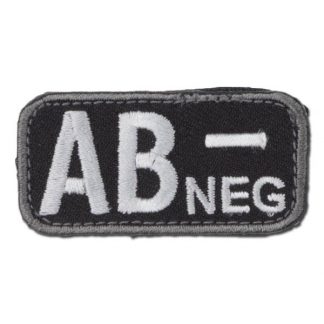 MilSpecMonkey Patch Blutgruppe AB Neg swat