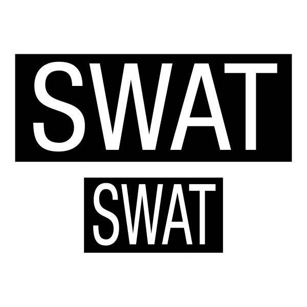 Patch Swat 2er Set schwarz