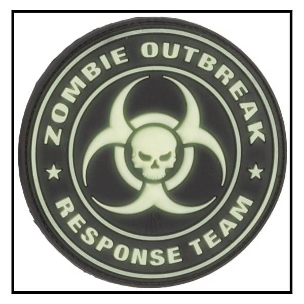 3D-Patch Zombie Outbreak Response Team nachleuchtend