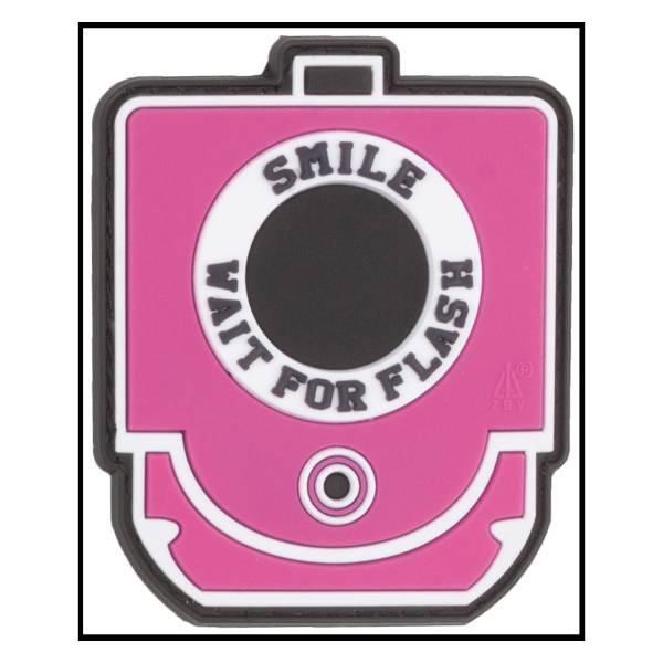 3D-Patch Smile and Wait for Flash pink