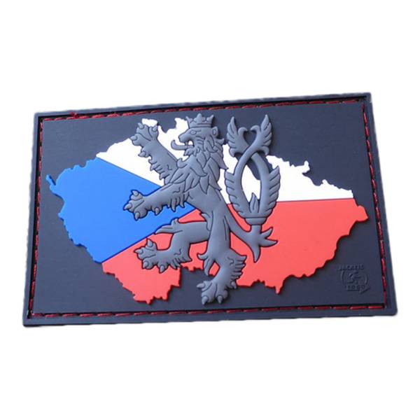 JTG 3D Patch CZ Flagge mit Löwe fullcolor