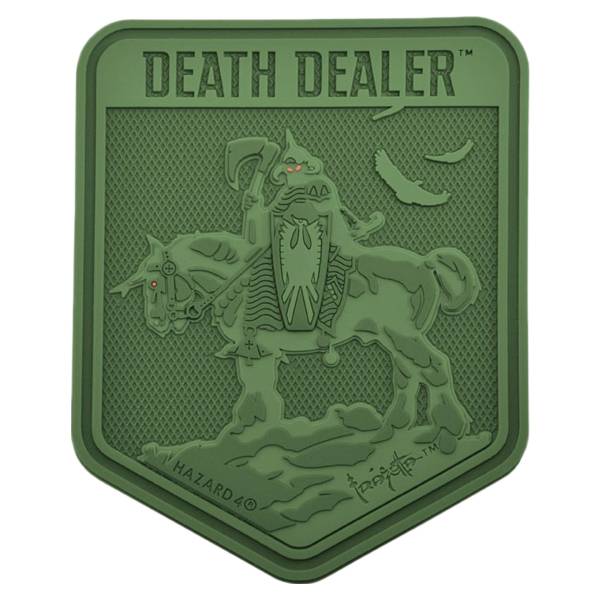 Hazard 4 Rubber Patch Death Dealer oliv