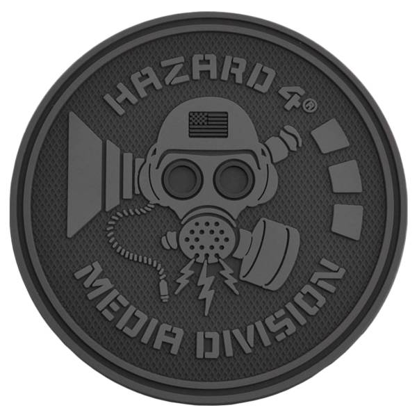 Hazard 4 Rubber Patch Media Division schwarz