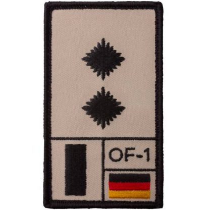 Café Viereck Rank Patch Oberleutnant sand