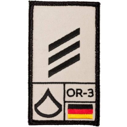 Café Viereck Rank Patch Hauptgefreiter sand