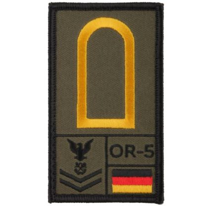 Café Viereck Rank Patch Obermaat oliv