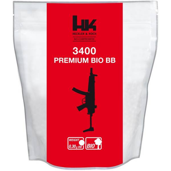 Heckler & Koch Premium Bio BB 0.3 g 3400 Stk. weiss