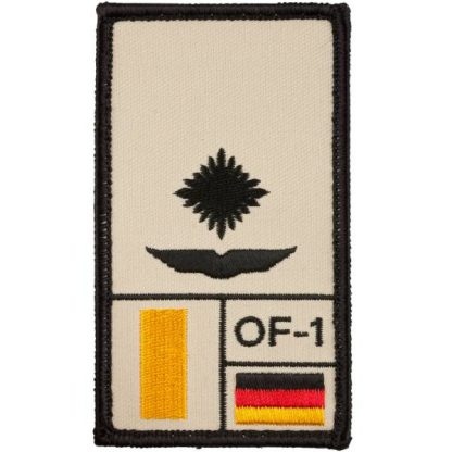 Café Viereck Rank Patch Leutnant Luftwaffe sand