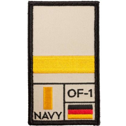 Café Viereck Rank Patch Leutnant zur See sand