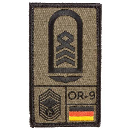 Café Viereck Rank Patch Oberstabsfeldwebel Luftwaffe oliv