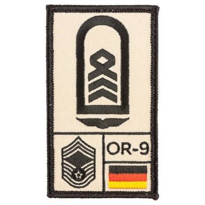 Café Viereck Rank Patch Oberstabsfeldwebel Luftwaffe sand