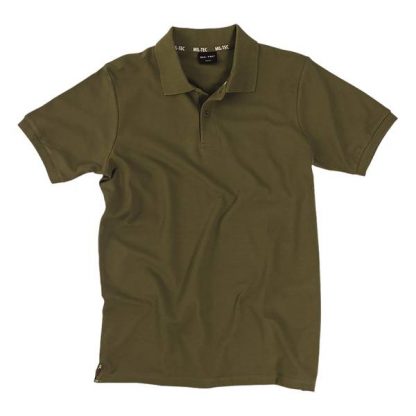 Poloshirt Pikee 250 g oliv (Größe S)