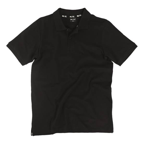 Poloshirt Pikee 250 g schwarz (Größe XL)