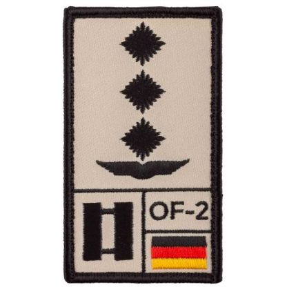 Café Viereck Rank Patch Hauptmann Luftwaffe sand