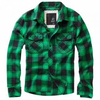 Brandit Checkshirt Oversize schwarz grün (Größe 7XL)