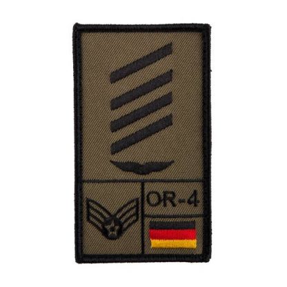 Café Viereck Rank Patch Stabsgefreiter Luftwaffe oliv