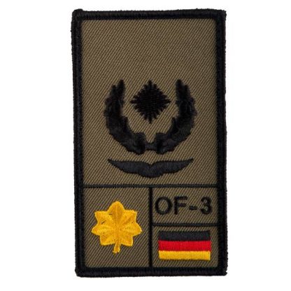 Café Viereck Rank Patch Major Luftwaffe oliv