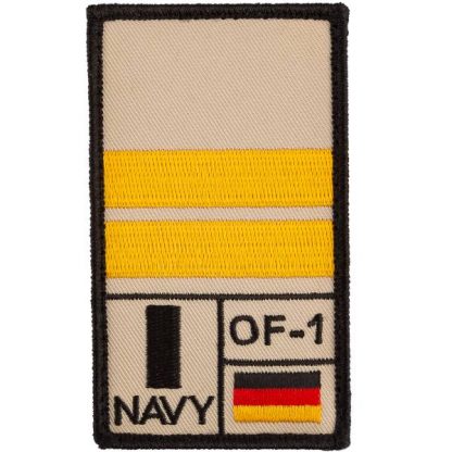 Café Viereck Rank Patch Oberleutnant zur See sand