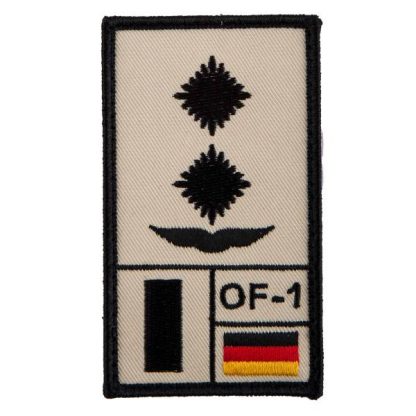 Café Viereck Rank Patch Oberleutnant Luftwaffe sand