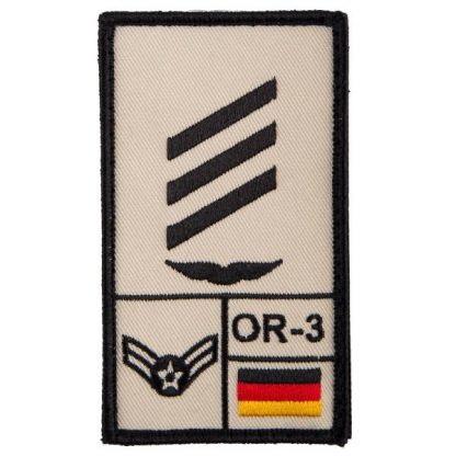 Café Viereck Rank Patch Hauptgefreiter Luftwaffe sand