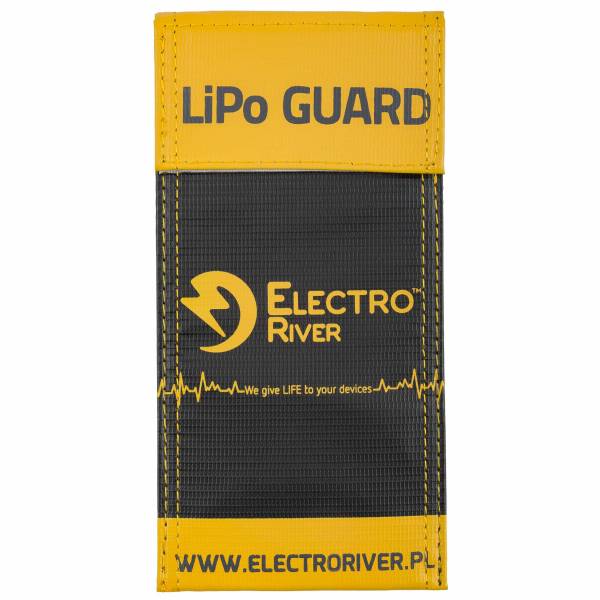 Electro River Sicherheitstasche Li-Po Safety Bag-S schwarz gelb