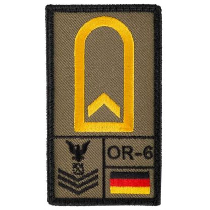 Café Viereck Rank Patch Bootsmann oliv